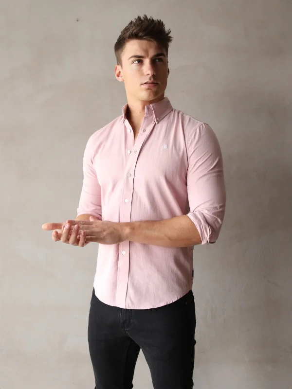 Durable Men's Work ShirtsKeaton Slim Fit Shirt - Light Pink