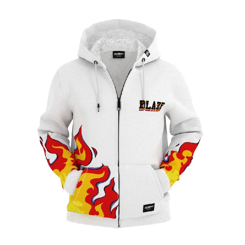 Men's Hoodies with Extra-Long SleevesBlaze Zip Up Hoodie