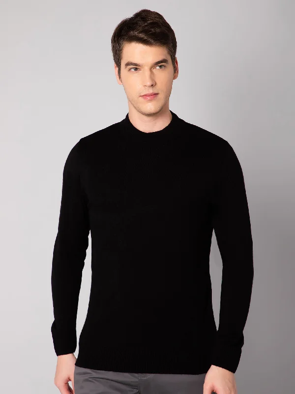 Men's Sweaters in Neutral ColorsMens Black Sweater