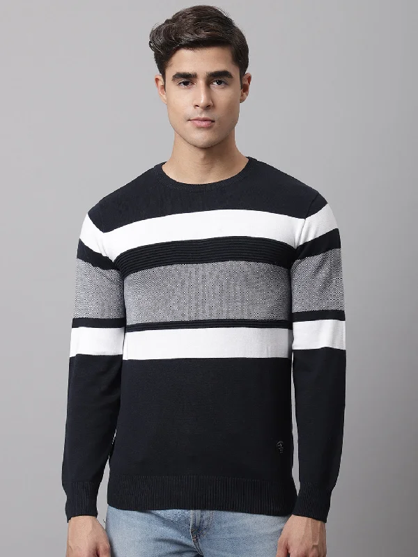 Men's Sweaters with Raglan SleevesNavy Men Sweater