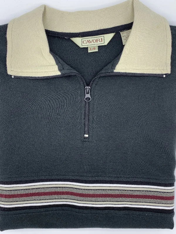 Men's Sweaters for WinterCavori Mocha Heather Sweater 1/4 Zip - 344532 - 2698