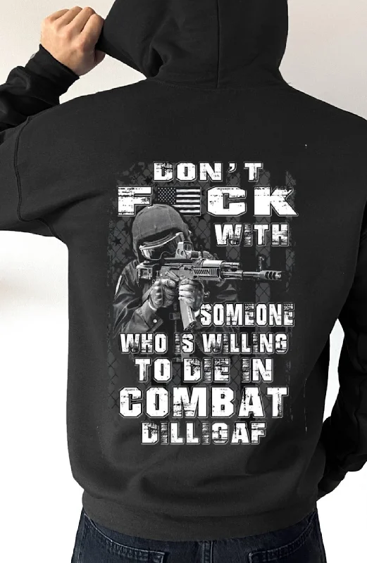 Men's Hoodies for Big and TallCombat Warrior Pullover Hoodie