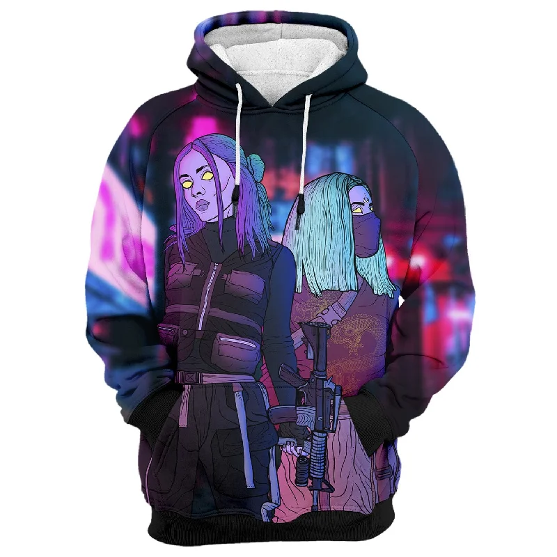 Men's Hoodies with Sublimated GraphicsCyber Punk Hoodie