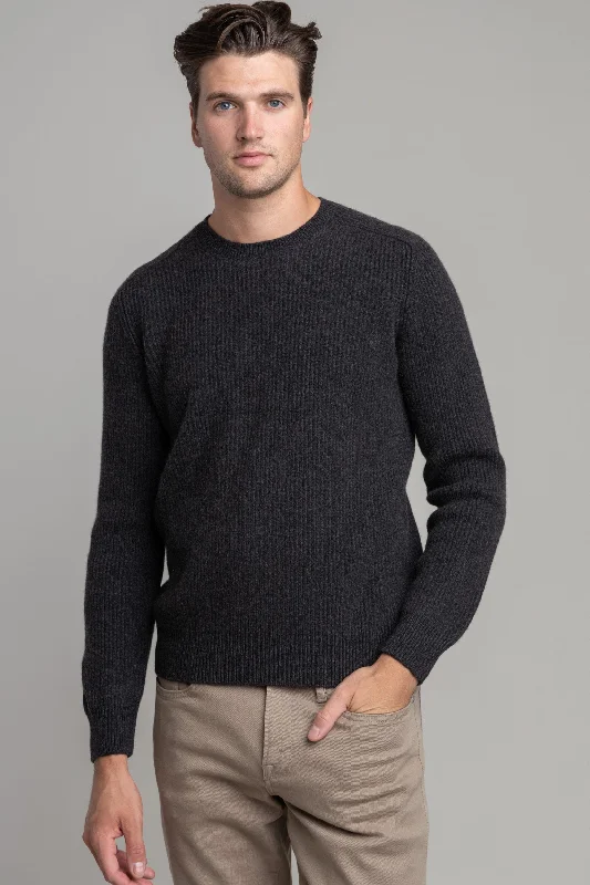 Men's Sweaters in Bright ColorsDark Grey Cashmere Sweater