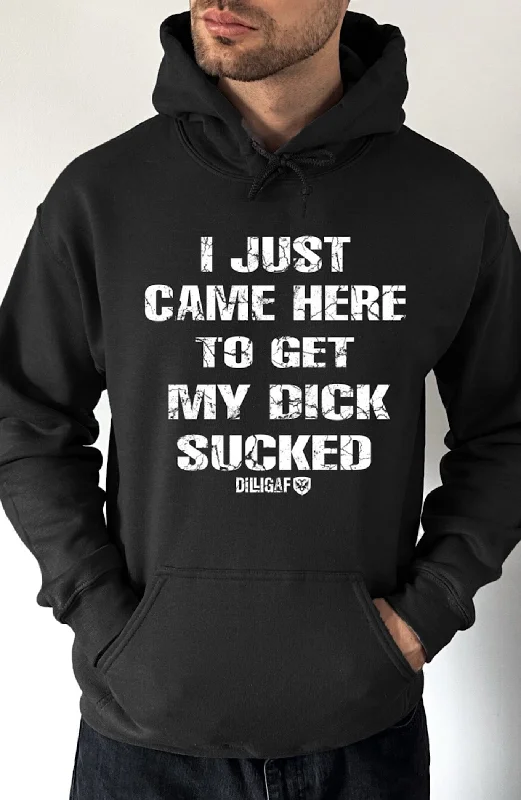 Men's Hoodies with Military InfluenceDick Sucked Pullover Hoodie