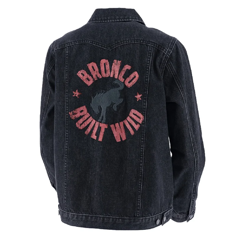 Men's Coats for Rainy WeatherFord Bronco Women's Built Wild Denim Jacket