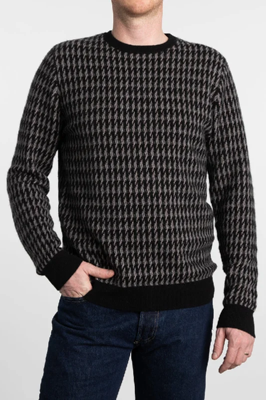 Men's Sweaters with Stand-Up CollarsKinross Cashmere Tweed Crew