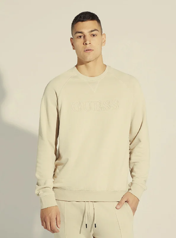 Men's Sweaters with Appliqué DetailsLight Oak Aldwin Active Jumper