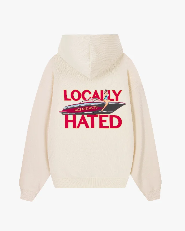 Men's Hoodies for StreetwearLOCALLY HATED HOOD MARSHMALLOW