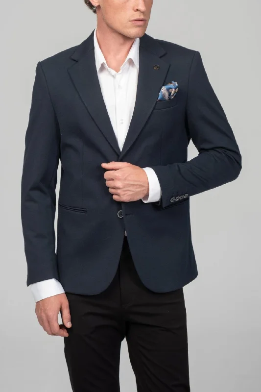 Men's Coats for WalkingClassic Fit Blazer - Navy