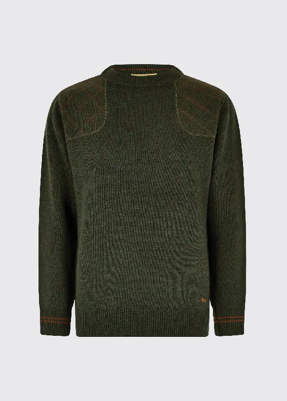 Men's Sweaters with Dropped ShouldersClarinbridge Crew Neck Sweater - Olive