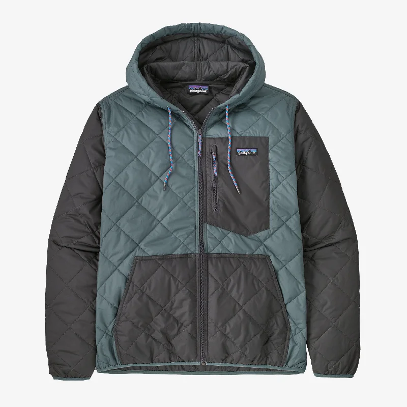 Men's Coats for BikingMen's Diamond Quilted Bomber Hoody