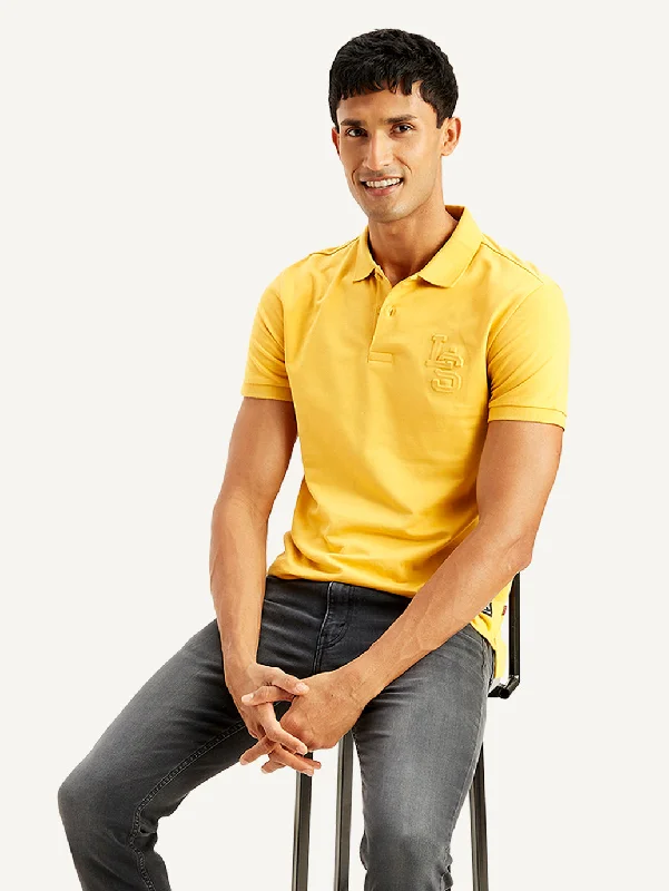 Men's Sweaters for Casual OccasionsMen's Solid Slim Fit Polo T-shirt