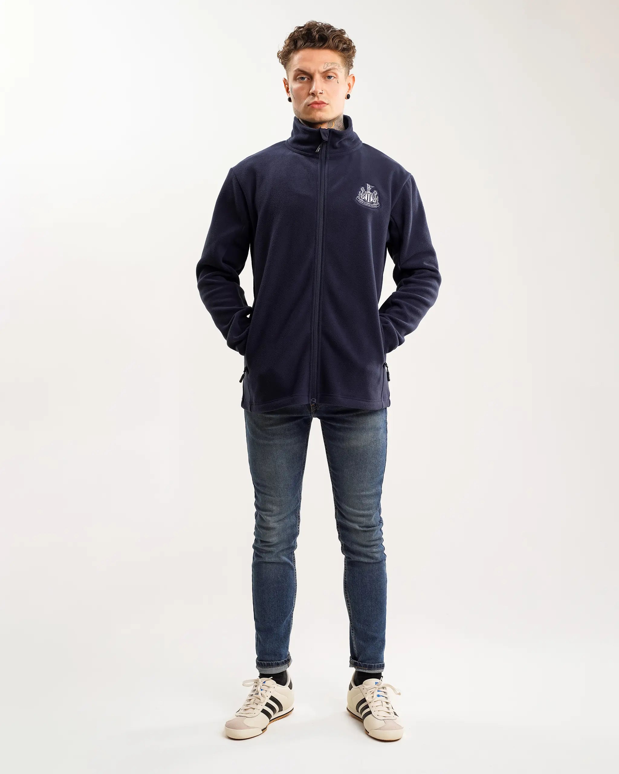 Men's Coats for Big and TallNewcastle United Men's Navy Full Zip Fleece