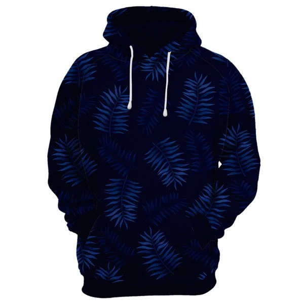 Men's Hoodies with Wind-Resistant FabricOff Blue Hoodie