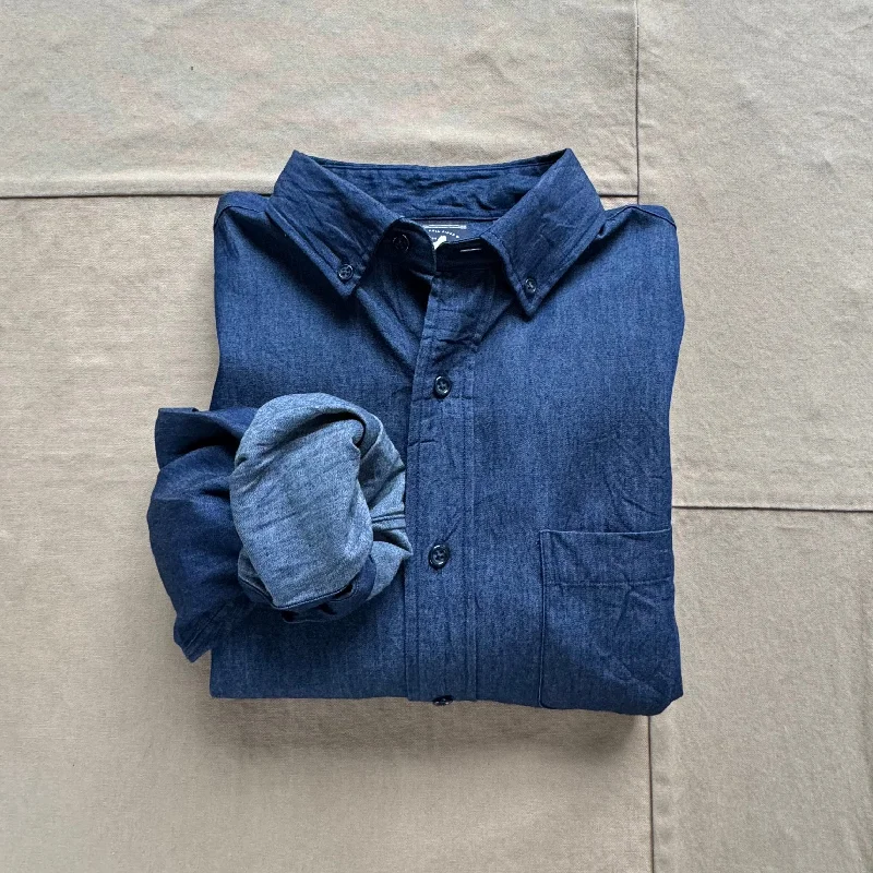 Men's Regular-Fit Shirts for a Classic FitOne Pocket Indigo Denim Shirt