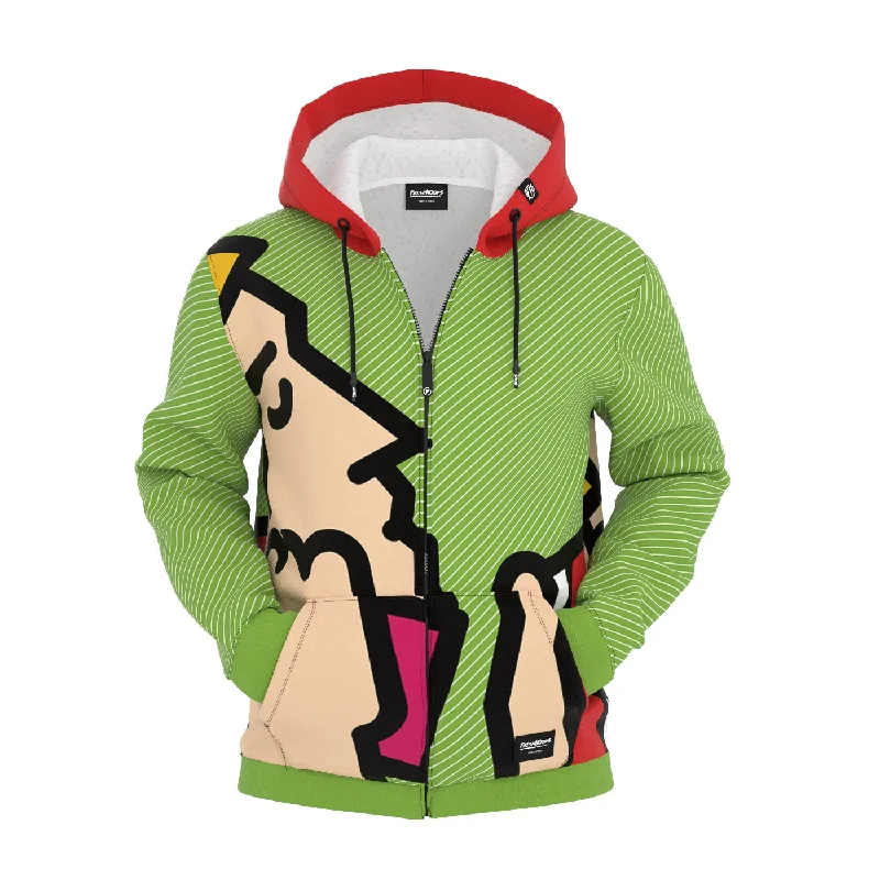 Men's Hoodies with Sublimated GraphicsParlo Gratis Zip Up Hoodie