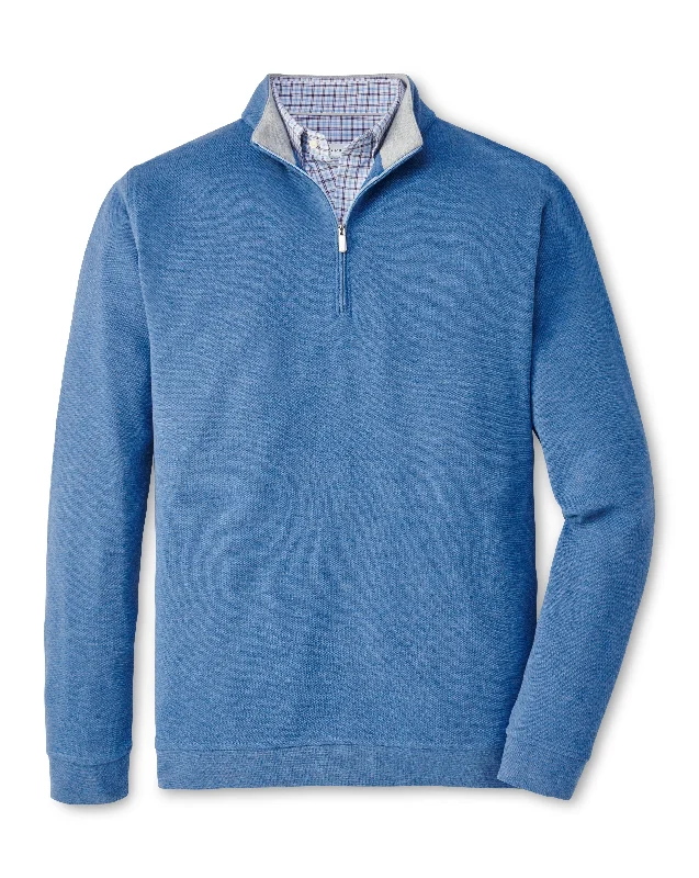 Men's Sweaters in Neutral ColorsPeter Millar Crown Comfort Pullover in Astral Blue