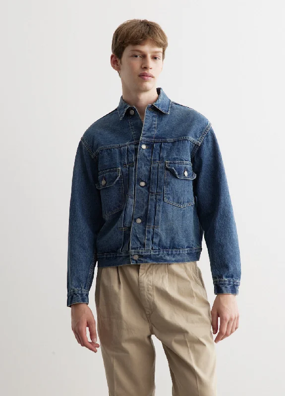 Comfortable Men's ParkasType2 1950's Denim Jacket