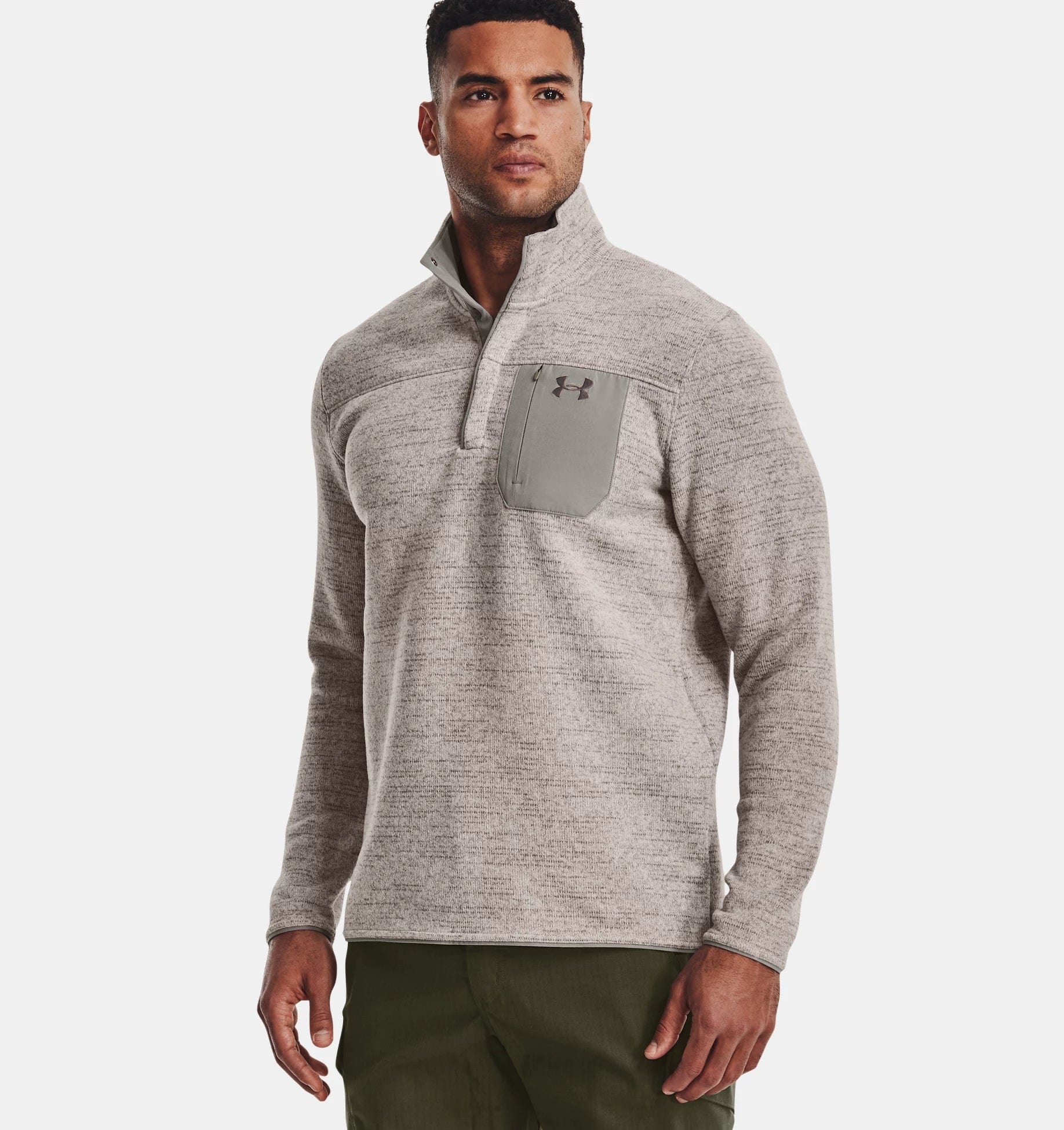 Men's Sweaters with Shawl CollarsUnder Armour Specialist Long Sleeve Henley 2.0 - 1316276