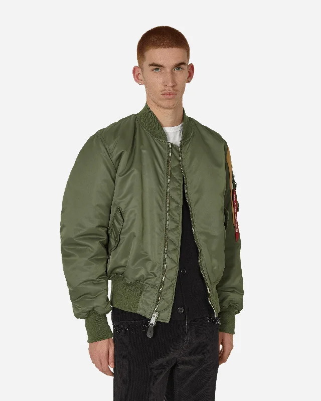 Men's Coats with Buttonsfragment design x Alpha Industries Nylon MA-1 Jacket Khaki