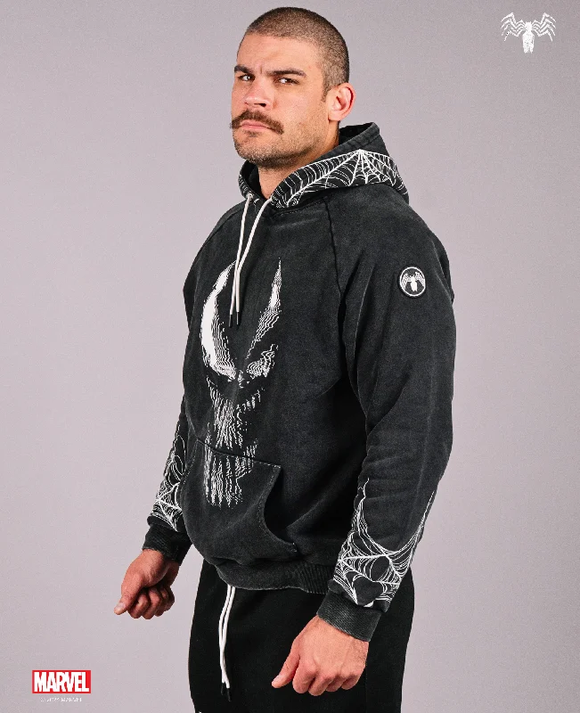 Men's Hoodies with Pass-Through PocketsVENOM Acid Wash Oversized Pullover 1 of 250