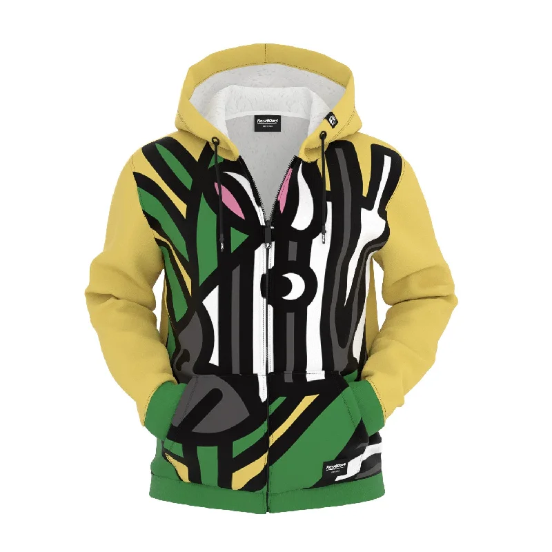 Men's Hoodies for TravelZebra Zip Up Hoodie