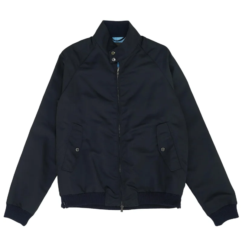 Men's Coats with Relaxed FitsBlack 2-Way MA Bomber Jacket