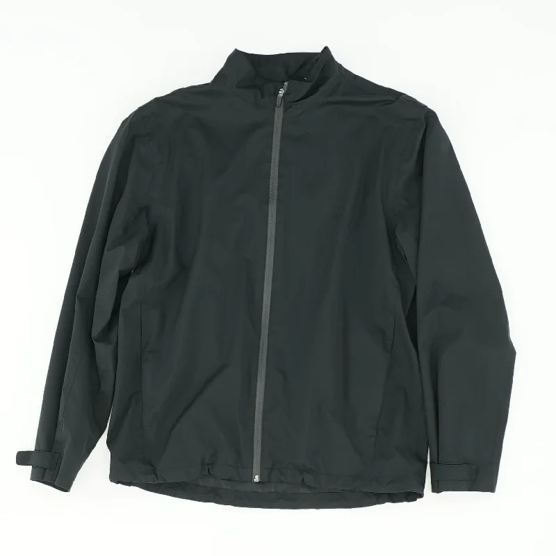 Men's Coats with Multi-Pocket DesignBlack Lightweight Jacket