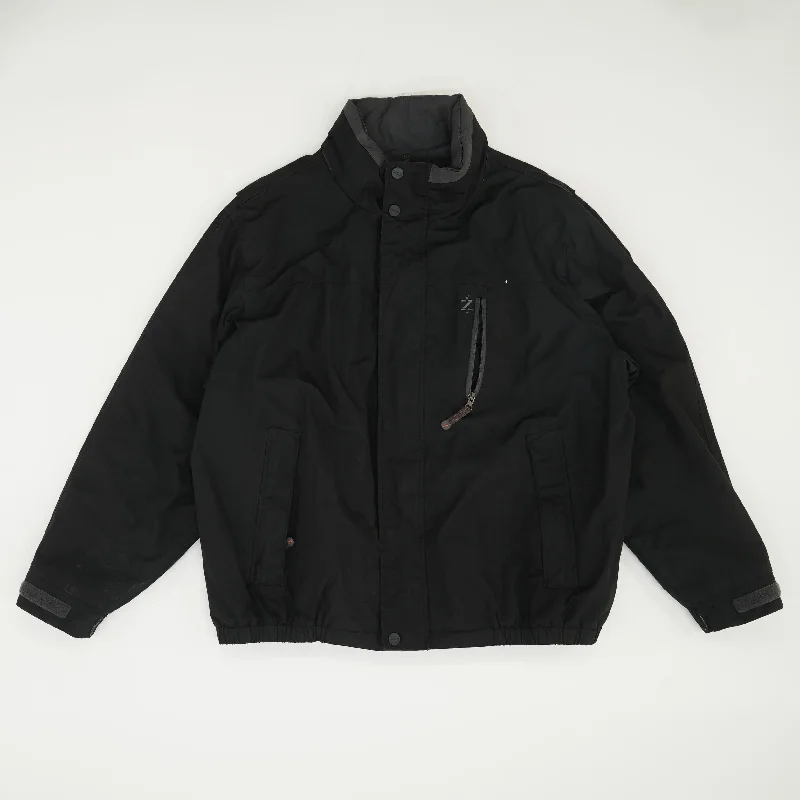 Men's Coats with Removable LiningsBlack Lightweight Jacket