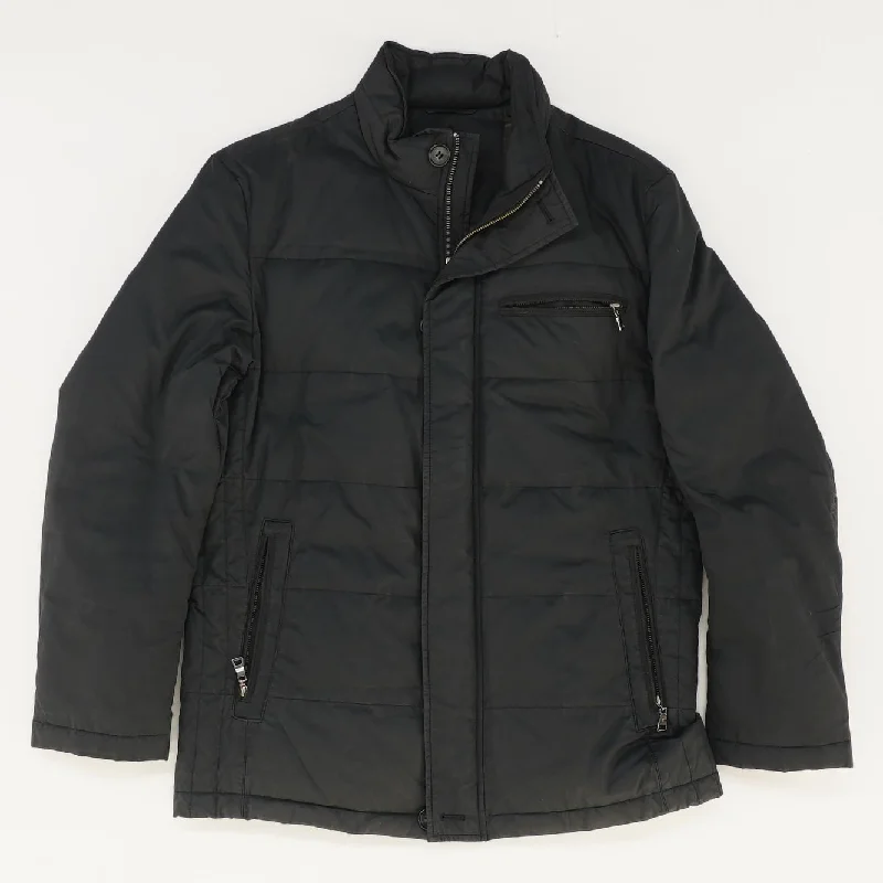 Men's Coats with LiningBlack Puffer Jacket