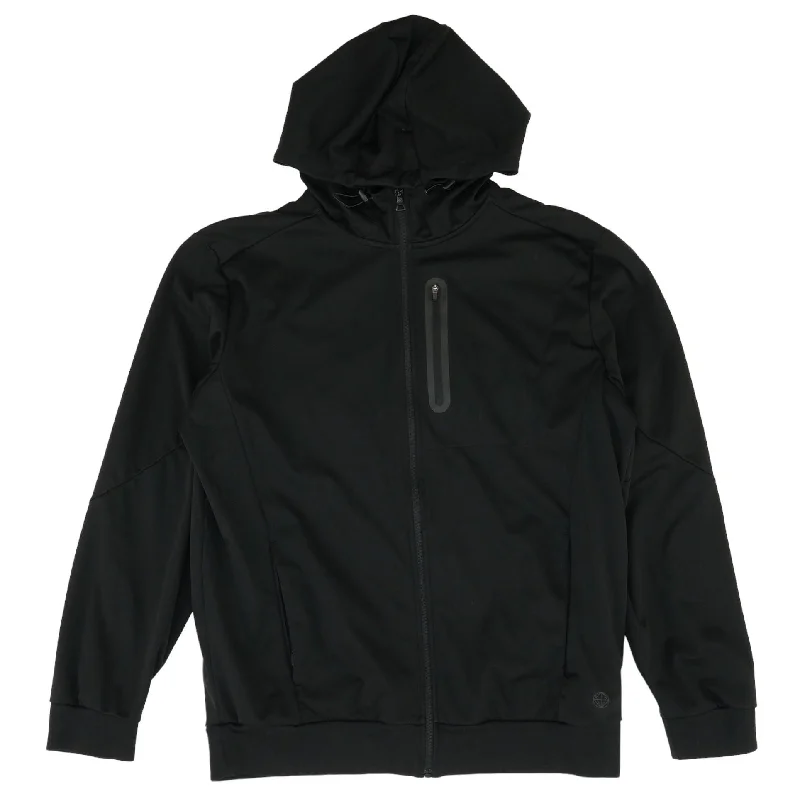 Men's Coats for Casual WearBlack Solid Active Jacket