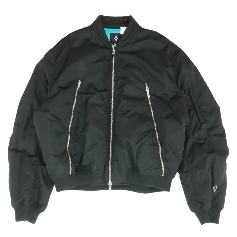 Men's Coats for TravelBlack Solid Bomber Jacket