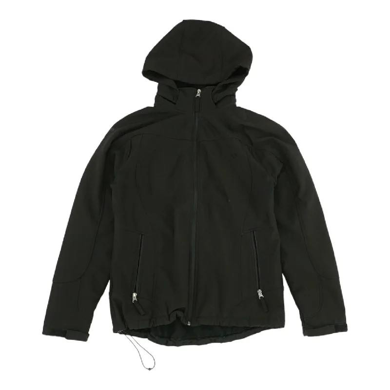 Men's Coats for Short MenBlack Solid Lightweight Jacket