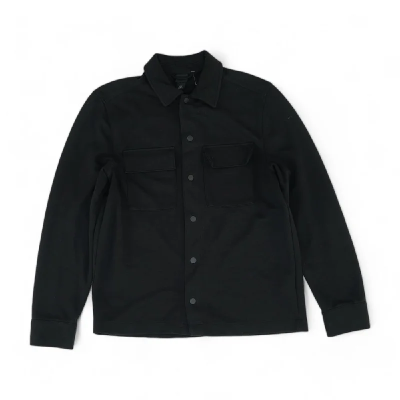 Men's Coats for TravelBlack Solid Lightweight Jacket