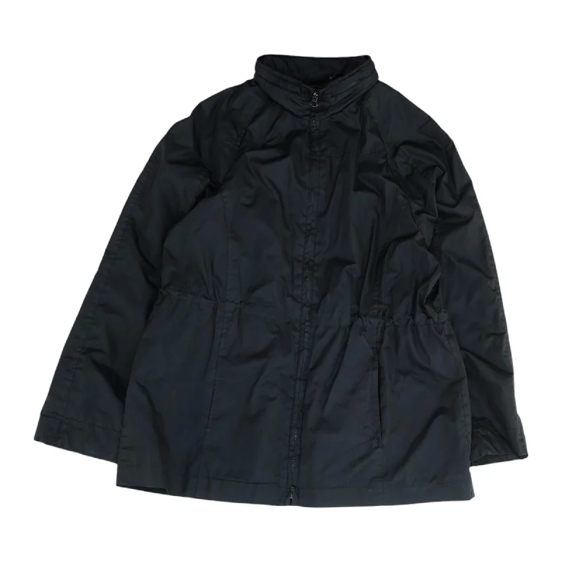 Lightweight Men's WindbreakersBlack Solid Lightweight Jacket