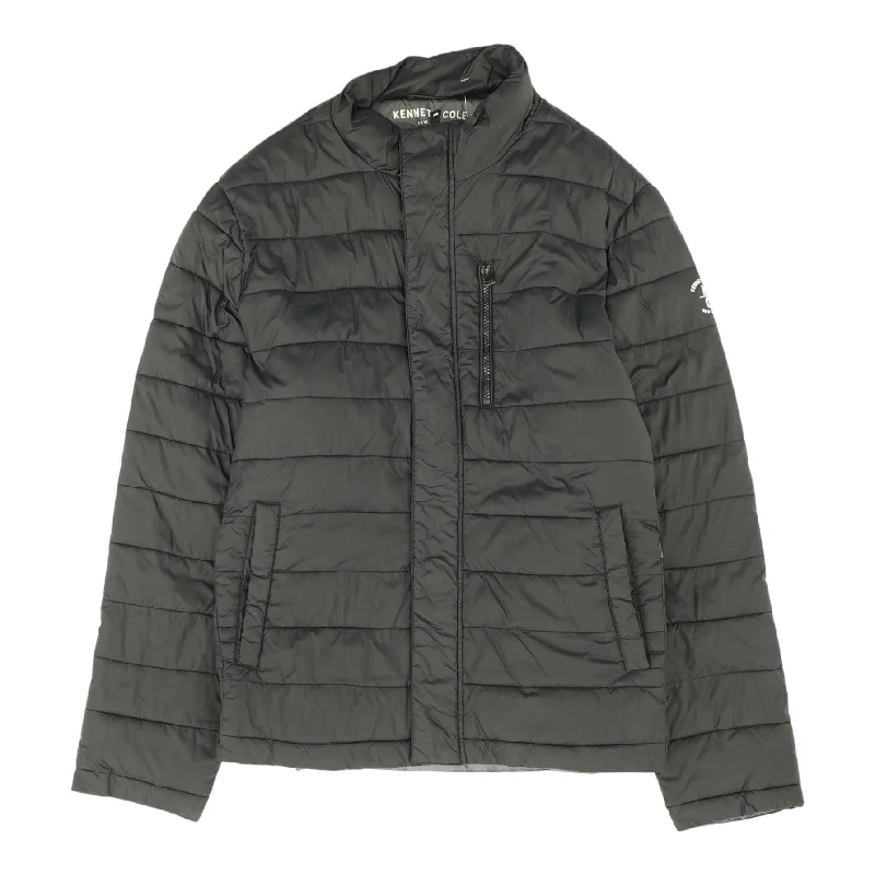 Men's Coats for City WearBlack Solid Puffer Jacket