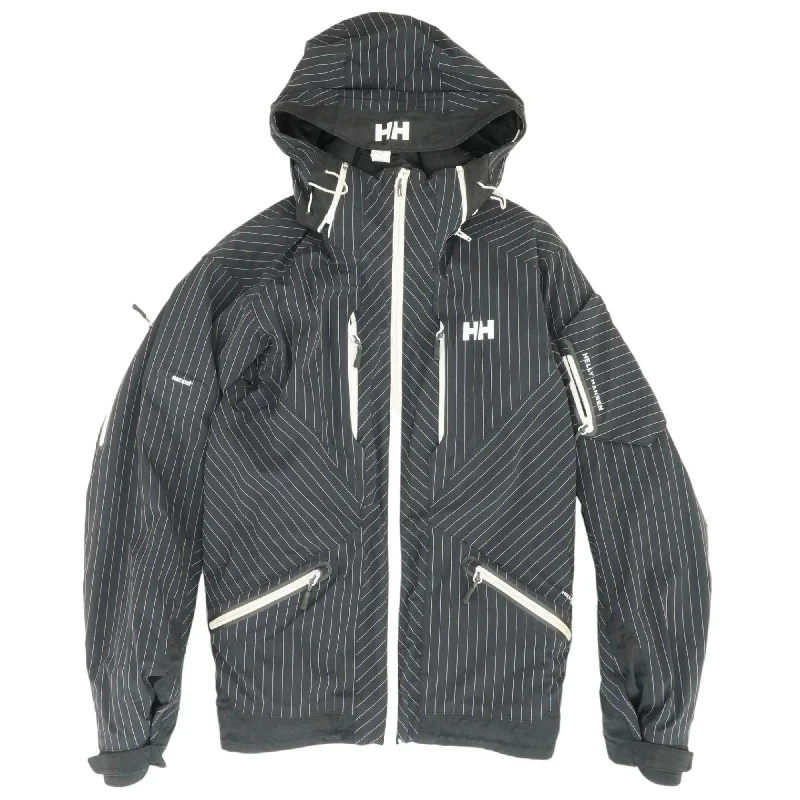 Men's Coats Made in the USABlack Striped Puffer Jacket