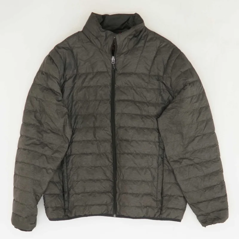 Comfortable Men's ParkasGray Puffer Jacket