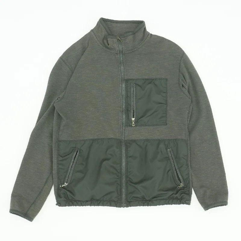 Men's Coats with Snap ButtonsGreen Active Jacket