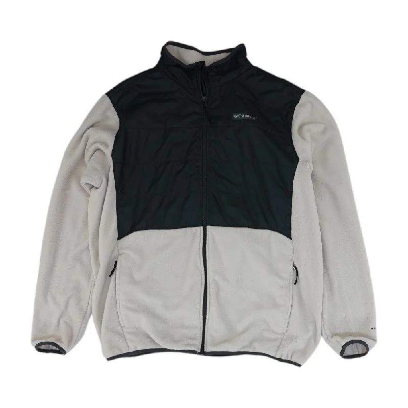 Winter-Ready Men's CoatsIvory Color Block Active Jacket