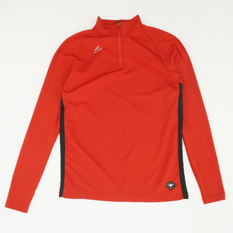 Waterproof Men's ParkasRed Solid 1/4 Zip