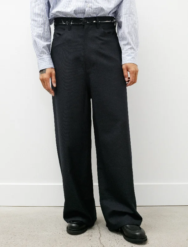 Men's Pants with Button-Down PocketsTourist Jeans Black Navy