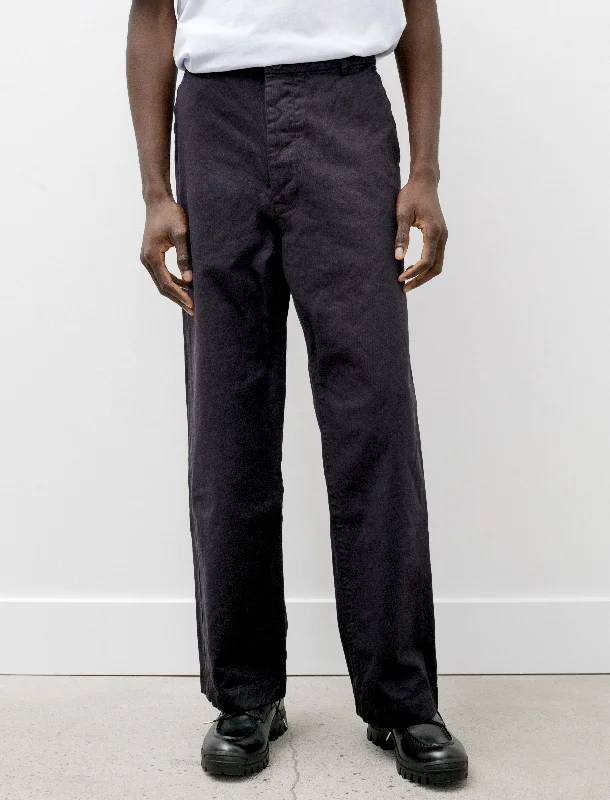 Men's High-Waisted Pants for a Retro StyleOverdyed Pant Dense Twill Night