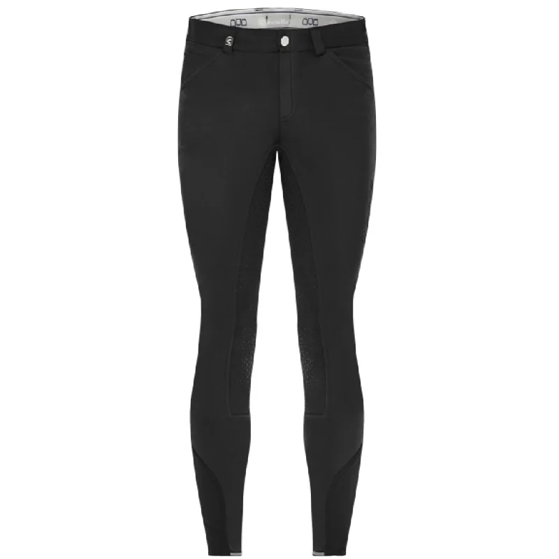 Men's Pants with Moisture-Wicking PropertiesCavallo Colino G Mobile Mens Breeches with Phone Pocket BLACK