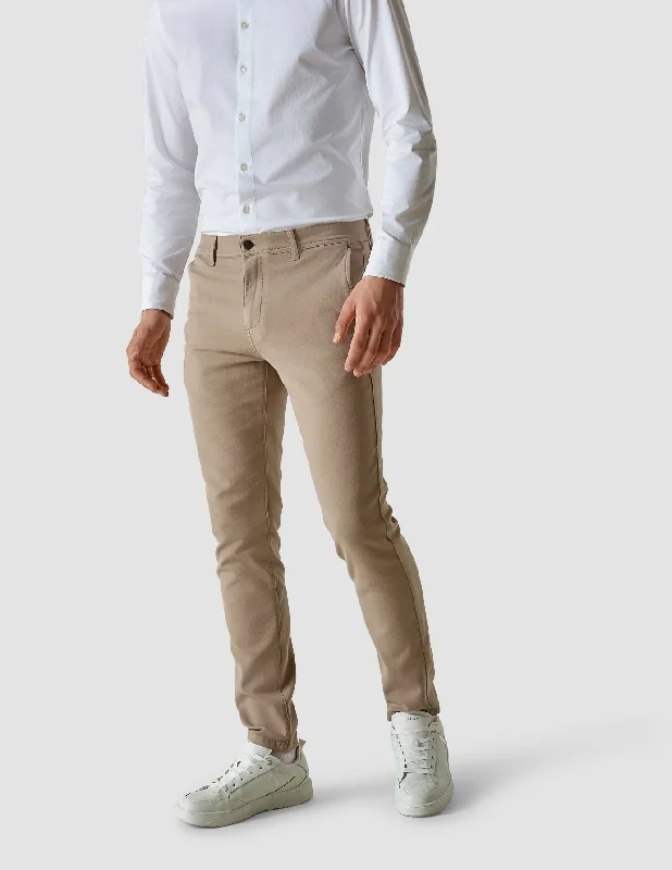 Men's Pants with Water-Resistant FabricClassic Pants Regular Sand