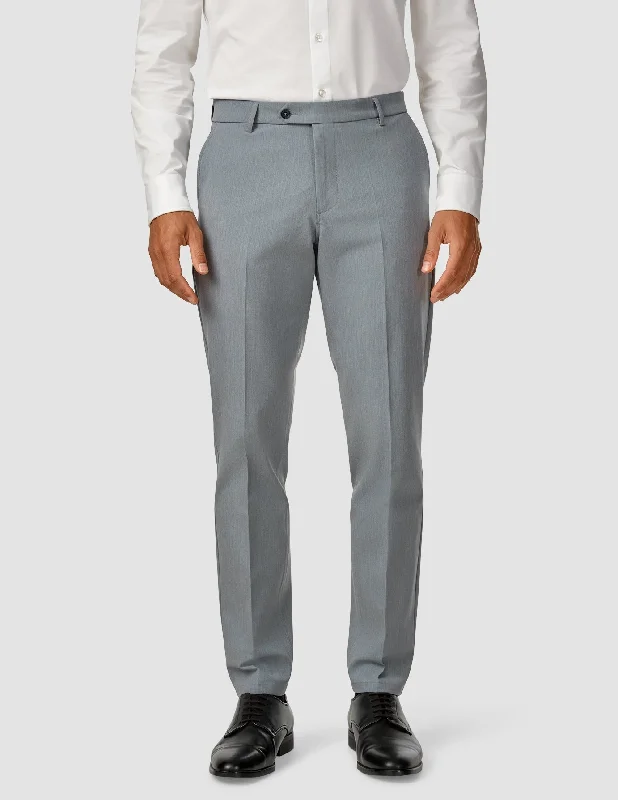 Men's Dress Pants for Special EventsEssential Suit Pants Regular Light Blue Melange