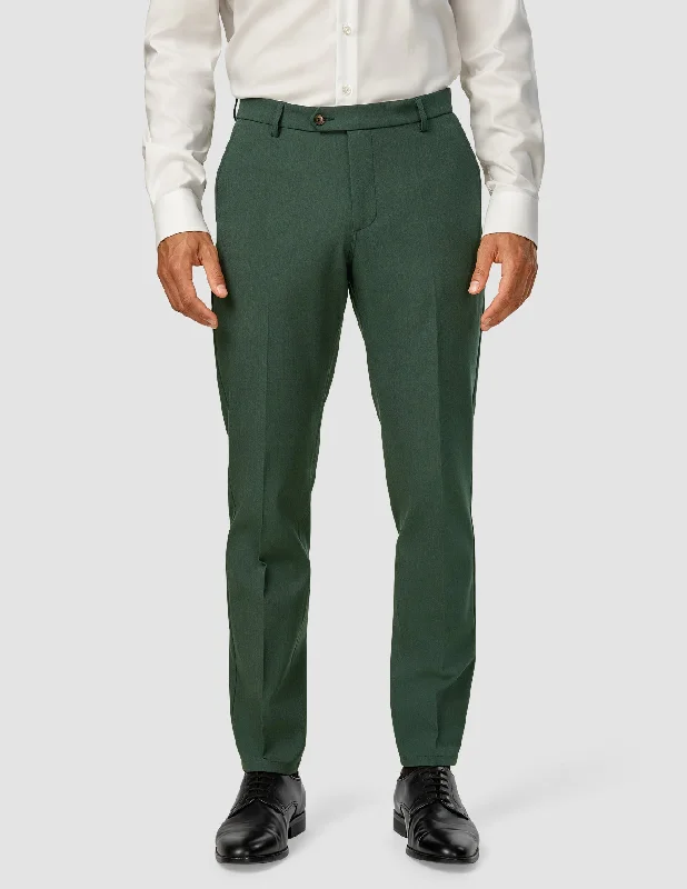 Men's Pants with Turn-Up CuffsEssential Suit Pants Regular Pine Green