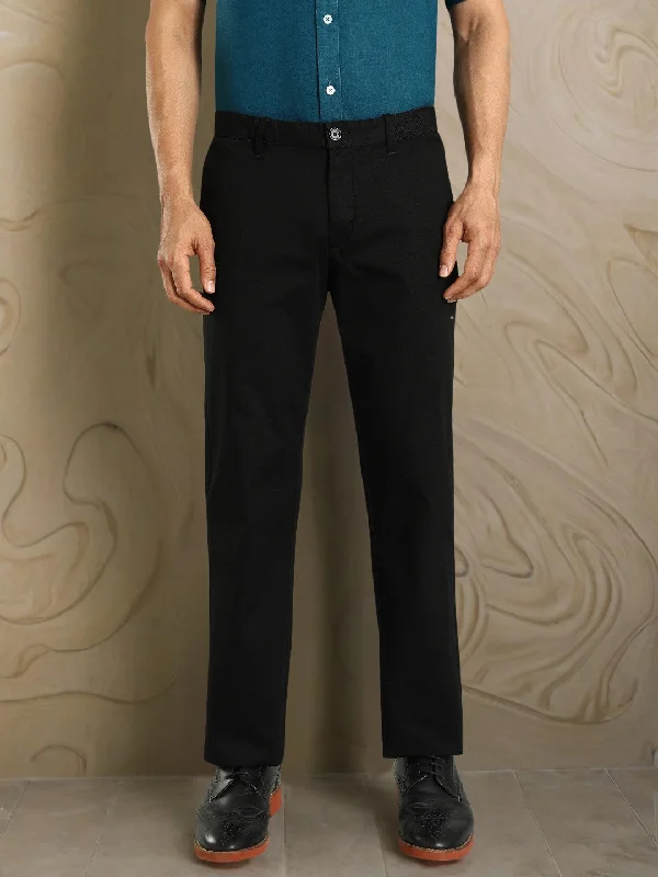 Men's Sports Pants for Active LifestylesMen Kansas Fit Cotton Stretch Trouser