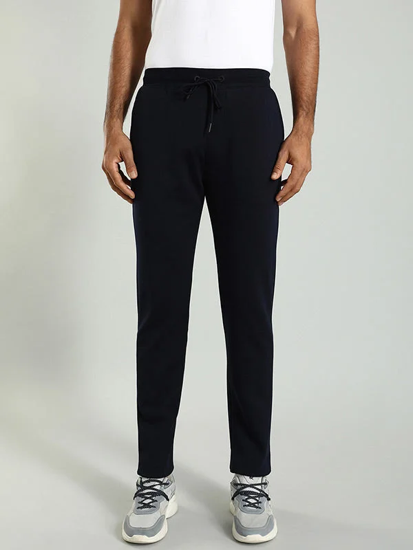 Men's Drawstring Pants for AdjustabilityMen Solid Cotton Blend Jogger